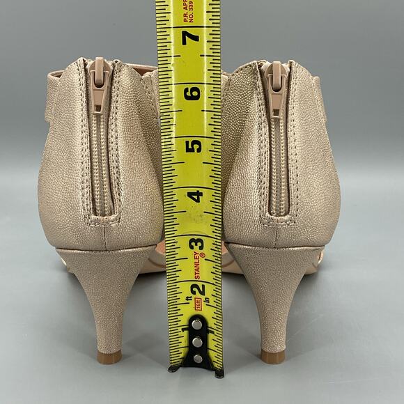 NEW Style & Co Women’s Paycee Two Piece Mid Heel Dress Sandals Gold Size 10M - Picture 4 of 10